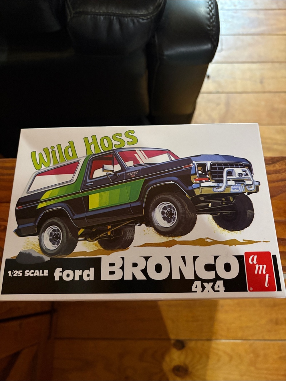 MT Wild Hoss Bronco Wall Art - Green, Black, White